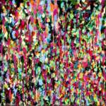 GARDEN AT MIDNIGHT
Chaulkboard & Acrylic on Canvas - 25in x 25in