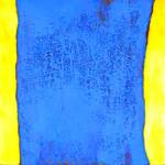 BLUE I
 Encaustic & Oil on Canvas  20in x 20in