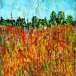 Field of Poppies - Acrylic on Canvas – 34in x 38in