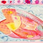 Fish inside – Watercolor – 11in x 15in